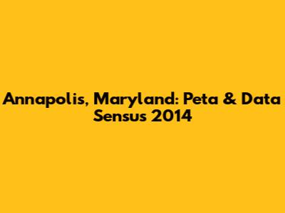 Annapolis, Maryland: Peta & Data Sensus 2014