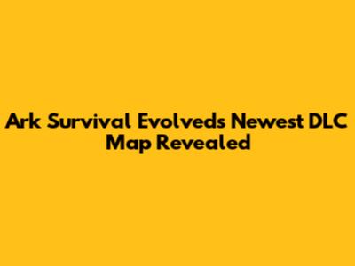 Ark Survival Evolved's Newest DLC Map Revealed