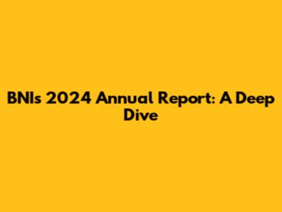 BNI's 2024 Annual Report: A Deep Dive