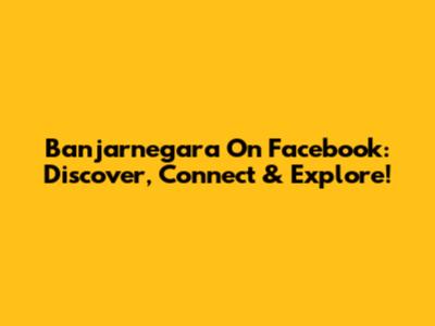 Banjarnegara On Facebook: Discover, Connect & Explore!
