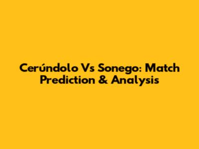 Cerúndolo Vs Sonego: Match Prediction & Analysis