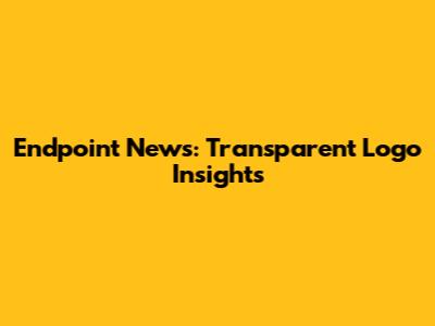 Endpoint News: Transparent Logo Insights