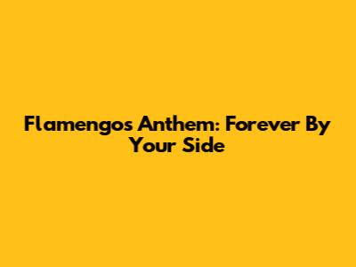 Flamengo's Anthem: Forever By Your Side