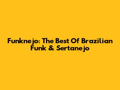 Funknejo: The Best Of Brazilian Funk & Sertanejo
