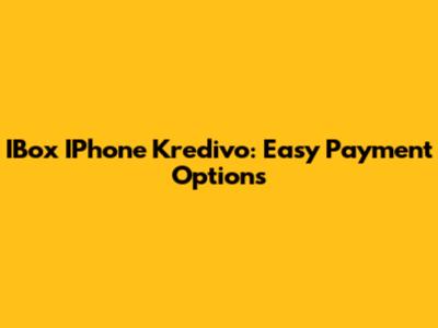 IBox IPhone Kredivo: Easy Payment Options