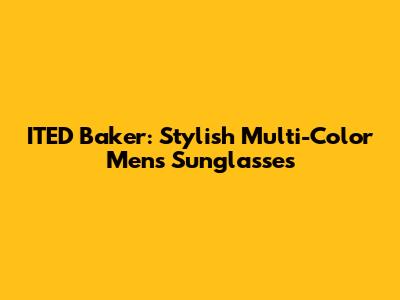 ITED Baker: Stylish Multi-Color Men's Sunglasses
