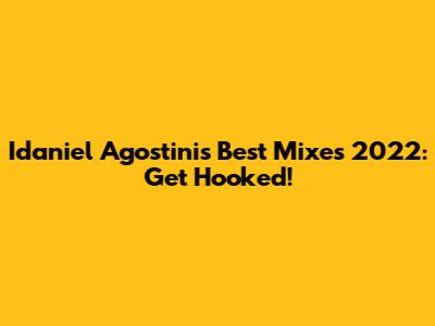 Idaniel Agostini's Best Mixes 2022: Get Hooked!