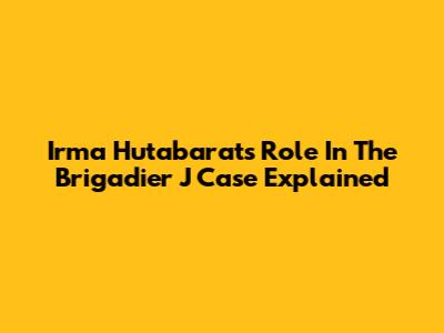 Irma Hutabarat's Role In The Brigadier J Case Explained
