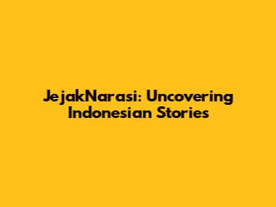 JejakNarasi: Uncovering Indonesian Stories