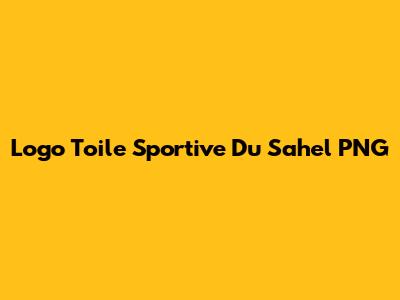 Logo Toile Sportive Du Sahel PNG