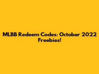 MLBB Redeem Codes: October 2022 Freebies!
