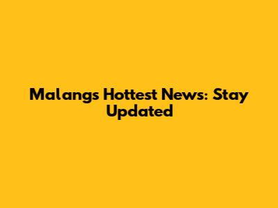 Malang's Hottest News: Stay Updated