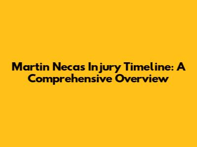Martin Necas Injury Timeline: A Comprehensive Overview