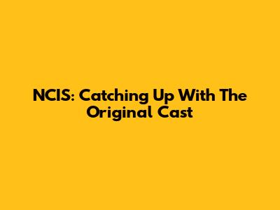 NCIS: Catching Up With The Original Cast