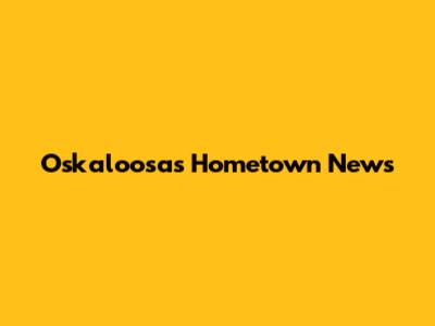 Oskaloosa's Hometown News