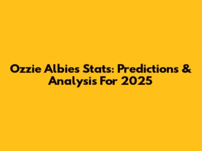 Ozzie Albies Stats: Predictions & Analysis For 2025
