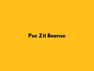 Pse Zit Beense