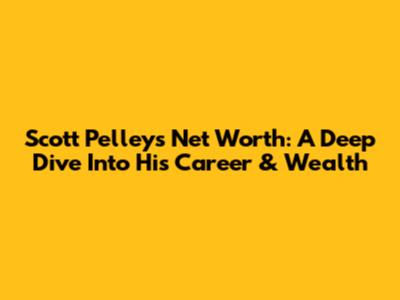 Scott Pelley's Net Worth: A Deep Dive Into His Career & Wealth