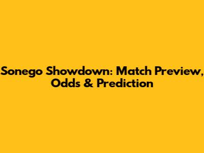 Sonego Showdown: Match Preview, Odds & Prediction