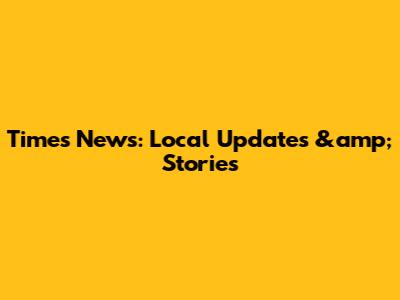 Times News: Local Updates &amp; Stories